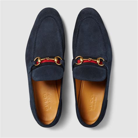 gucci blue oxidized mens loafers|gucci suede loafer.